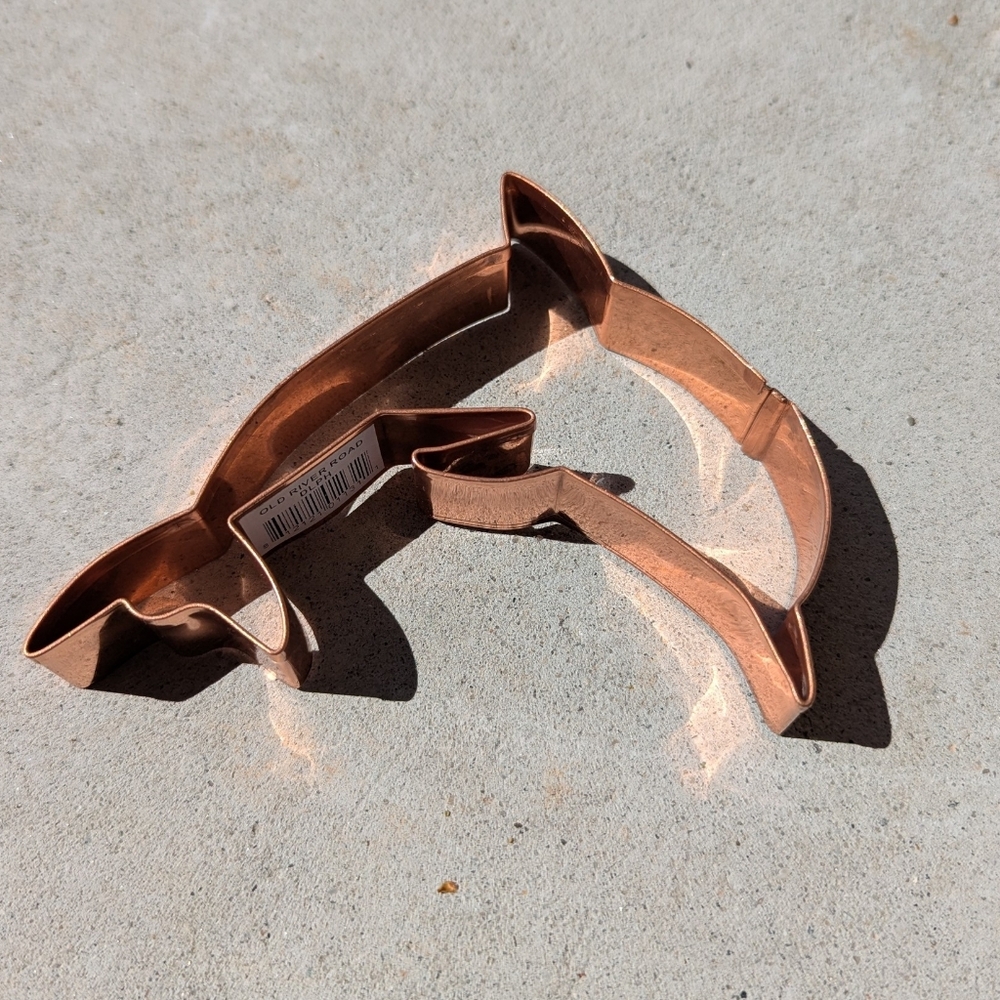 Old River Road Dolphin Copper Cookie Cutter
